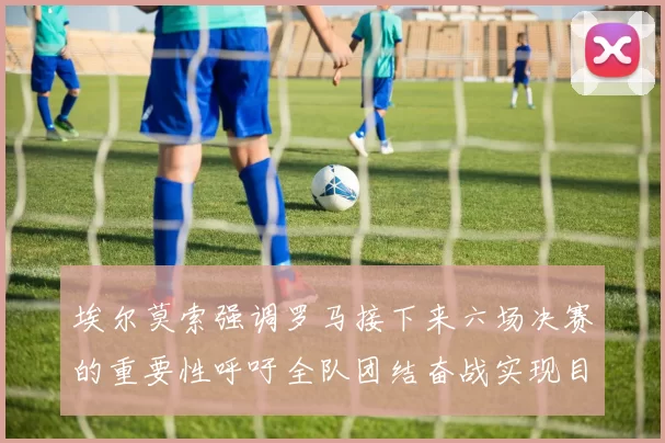 埃尔莫索强调罗马接下来六场决赛的重要性呼吁全队团结奋战实现目标